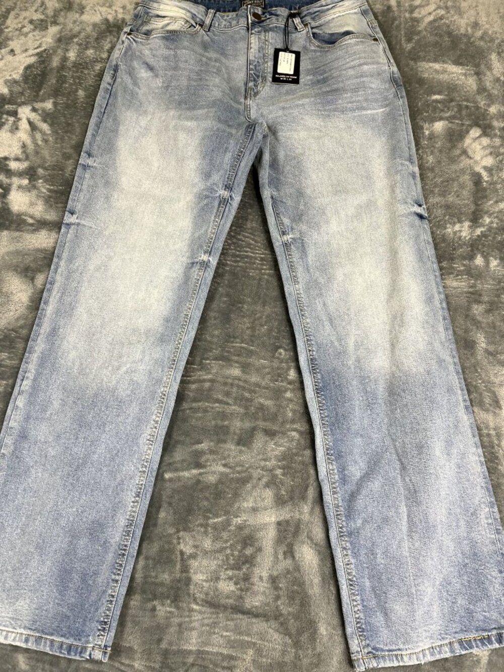 Benny Gold Relaxed Fit Light Wash Denim Jeans W36 L34 NWT